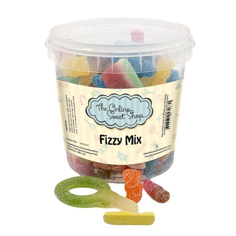Fizzy Mix Sweets Bucket The Online Sweet Shop