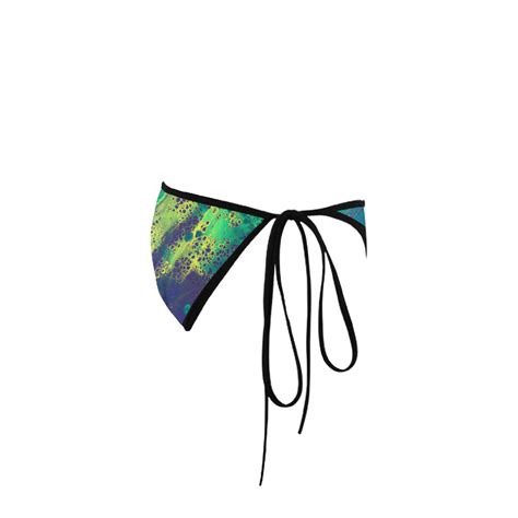 Love Mardi Gras Custom Bikini Swimsuit Bottom ID D