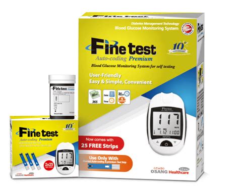 Finetest Auto-coding Premium Blood Glucose meter - Winwell.ng