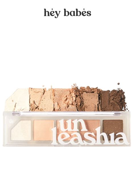 Палетка теней для век в нюдовых оттенках UNLEASHIA Mood Shower Eye Palette 3 Nude Shower