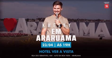 KWESNY SHOW DE COMÉDIA EM ARARUAMA em Araruama Sympla