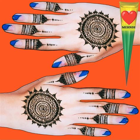 beautiful circal mehndi design || mehandi design for beginners