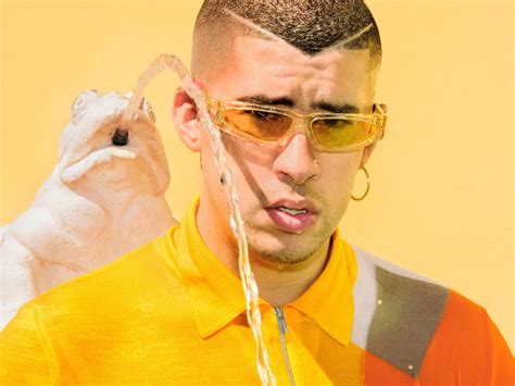 bad bunny  white frog fountain wallpaper wallpaperscom