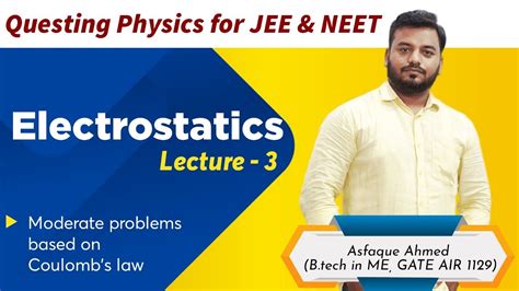 Electrostatics Class 12 Physics Chapter 1 Coulomb S Law Questions By Questingphysics