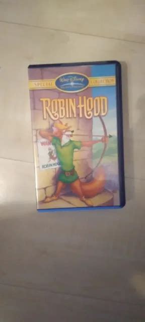 VHS WALT Disney Meisterwerke Robin Hood Special Collection