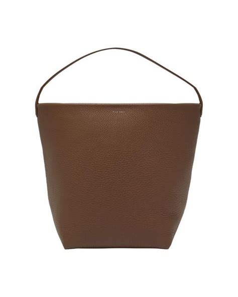 The Row N S Park Medium Tote Bag In Brown Lyst