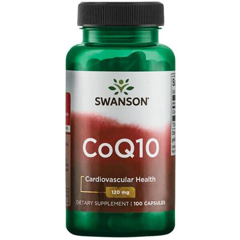 Swanson Coq10 200 Mg 30 Capsules Coenzyme Q10