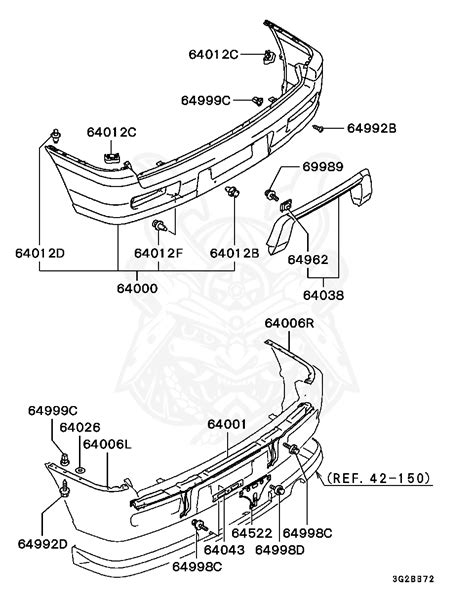 MR220501 - Mitsubishi - Clip, Eng Room Cover - Nengun Performance