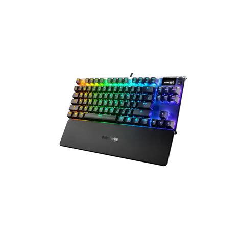 STEELSERIES APEX 7 TKL Linear and Quiet Hybrid Red Switch Mechanical ...