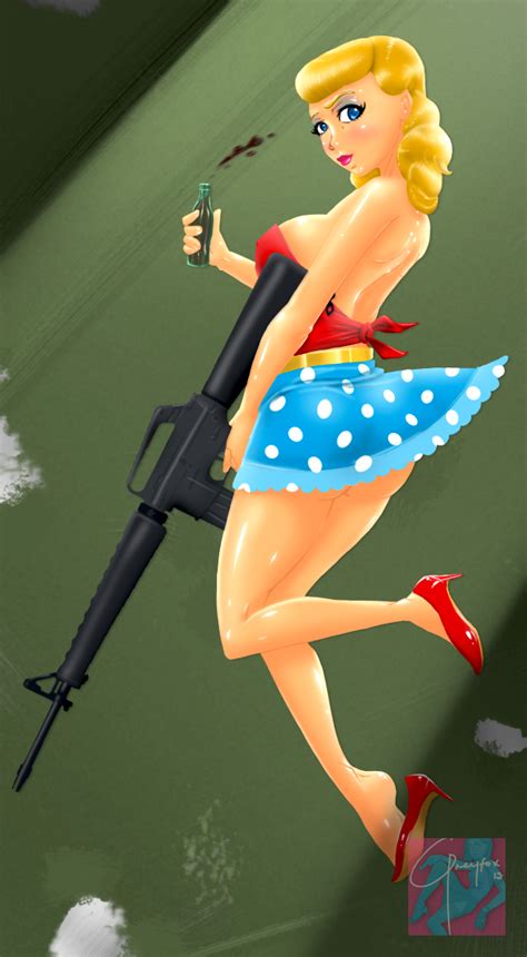 Classic Pin Up By Greyfox Hentai Foundry
