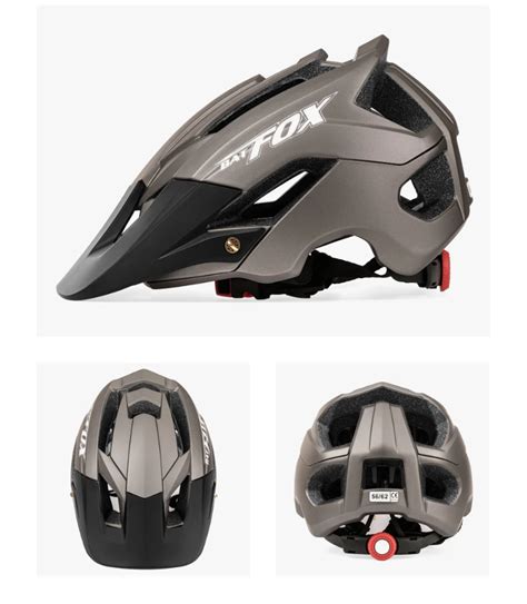 Casque De V Lo Pour Hommes Batfox F Bleu Et Blanc Vtt Et