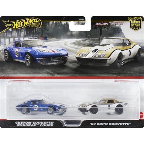 Mattel Hot Wheels Car Culture 69 Copo Corvette Custom Corvette Stingray Coupe HBL96 HRR80
