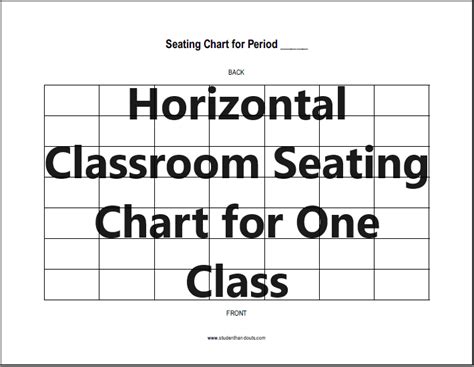 Classroom Seating Chart Template Cabinets Matttroy