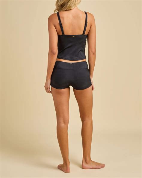 Shop Rip Curl Premium Surf Boyleg Bikini Bottom In Black Fast Shipping Easy Returns City