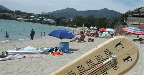 M T O M T O La Corse De Nouveau Plac E En Vigilance Orange Canicule