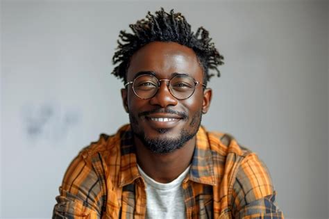 Portrait Of A Happy African American Man In A Casual Outfit With