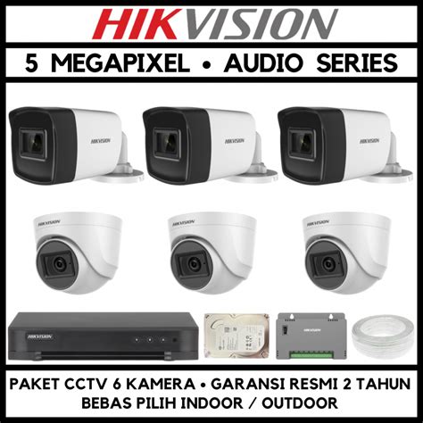 Jual Paket Cctv Hikvision K Mp Channel Camera Kamera Cctv Turbo