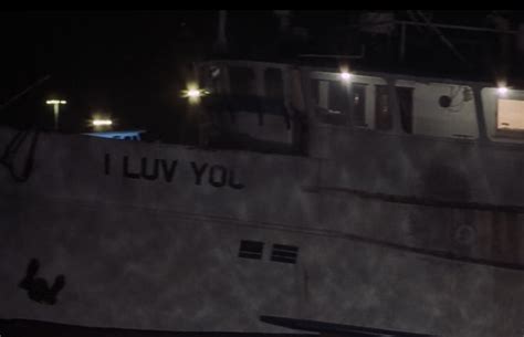 In The Naked Gun 1988 OJ Simpson S Character Comes Across A Bout That Says I LUV YOU This