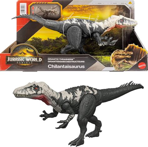 mattel jurassic world  rebirth gigantic thrashers dinosaur figure