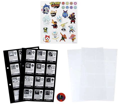 Yo Kai Watch Yo Motion Series Medallium Collection Book Pages Set