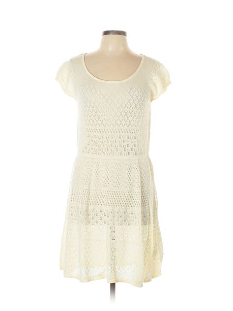 American Eagle Outfitters Women Ivory Casual Dress Xl Ebay