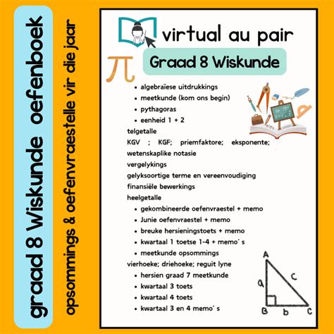 Graad Afrikaans Ht Opsommingsboek Kwartaal Teacha