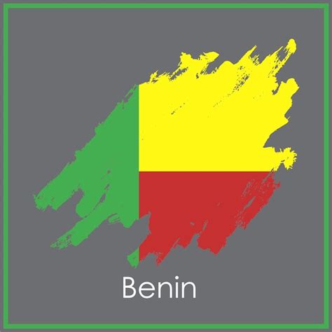 premium vector benin flag