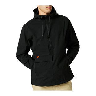 Fox Mens Survivalist Anorak Jacket Black Sportpursuit