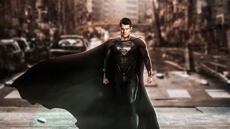 Superman Black Suit Justice League Wallpaper,HD Superheroes Wallpapers ...