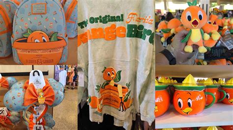 New Orange Bird Flower And Garden Festival Merchandise At Epcot Chip