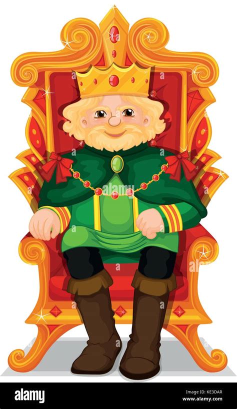 sitting  throne stock vector images alamy