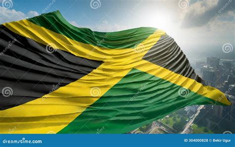 Flag Of Jamaica Stock Illustration Illustration Of Democracy 304000828