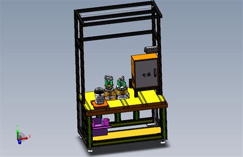 离合器组装机 Solidworks 2018 模型图纸下载 懒石网