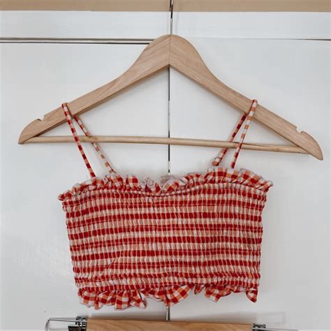 Swim Red White Gingham Bikini Poshmark