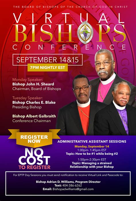 Conference – COGIC College of Bishops