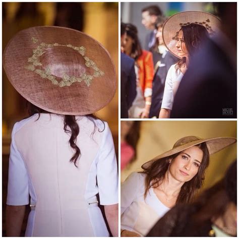 Pamela En Rosa Nude Con Hojas Doradas De Airun Tocados Airuntocados Es Tocados Pamela