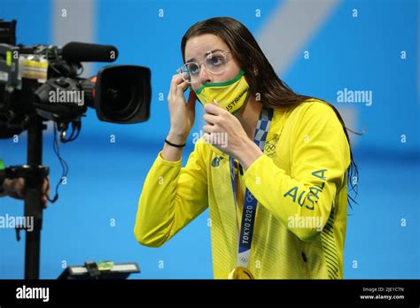 July 31st 2021 Tokyo Japan Kaylee Mckeown Of Australia Wins The