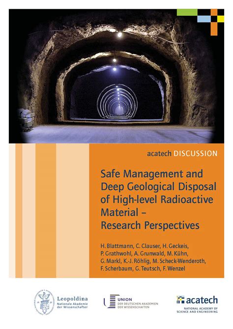 Safe Management and Deep Geological Disposal of High-Level Radioactive