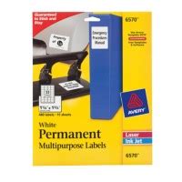 Permanent I.D. Labels