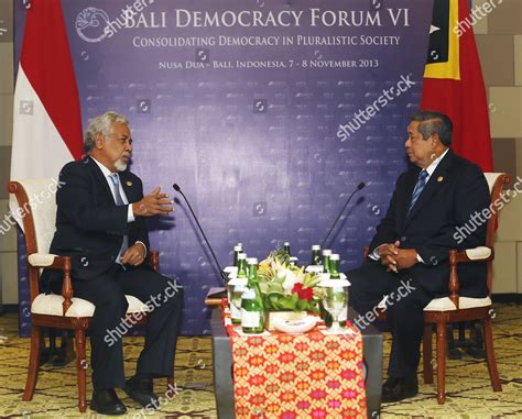 Timor Leste Prime Minister Xanana Gusmao Editorial Stock Photo Stock