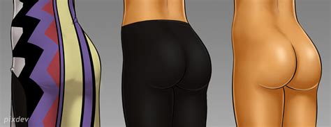 Lucia Ass Study By Pixdev Hentai Foundry