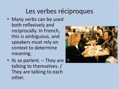 Ppt Les Verbes Réciproques Powerpoint Presentation Free Download