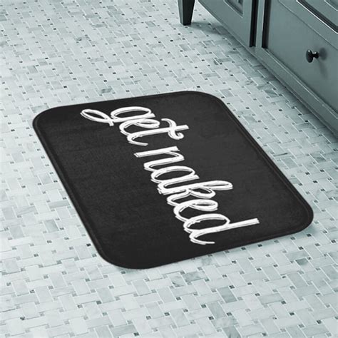 Get Naked Bath Mat Bath Mats And Rugs Bath Mat Etsy