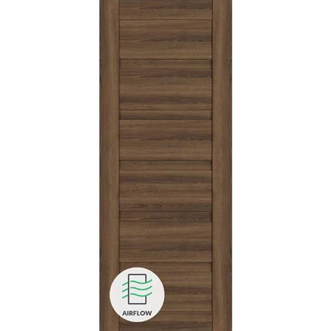 Reviews For Belldinni Louver In X In No Bore Solid Core Pecan