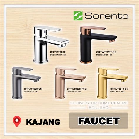Sorento Bathroom Basin Mixer Tap Water Tap Basin Faucet Hot Cold Water Tap Brass Chrome