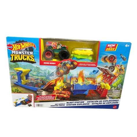 Hot Wheels Monster Trucks Esta O De Explos O Mattel Shopee Brasil