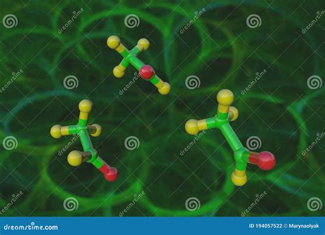 Molecular Structure of Acetaldehyde, an Organic Chemical Compound ...