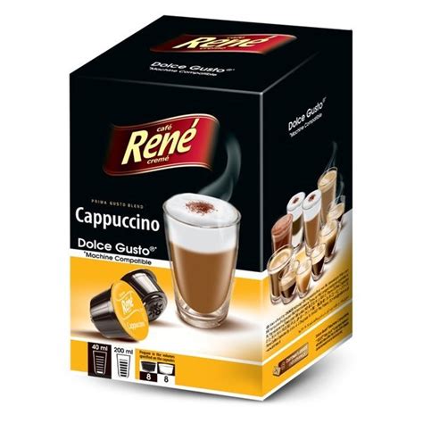 Kapsu Ki Rene Cappuccino Kompatybilne Z Dolce Gusto Kawa W