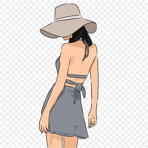 Sombrero De Cubo Bikini Chica Png Dibujos Cubeta Sombrero Ni A Png Y Vector Para Descargar