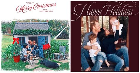 Prince Harry And Meghan Markles Christmas Cards Roundup